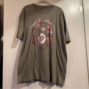 EUC Grunt Style “ I Don’t F’ing Care” Bear Shirt - Men’s XXL